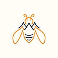 moderne Montagne abeille logo illustration conception pour votre entreprise ou affaires vecteur