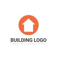 bâtiment logo conception modèle, réel biens logo conception, vecteur logo conception