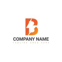 b lettre logo, b lettre marquer, b logo, b initiale logo icône vecteur