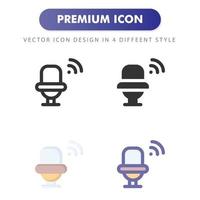 icône de toilette isolé sur fond blanc. pour la conception de votre site Web, logo, application, interface utilisateur. illustration graphique vectorielle et trait modifiable. eps 10. vecteur