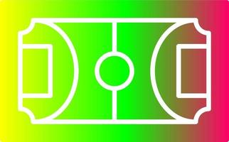 icône de vecteur de terrain de football