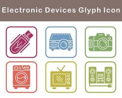 électronique dispositifs vecteur icône ensemble