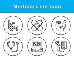 médical vecteur icône ensemble