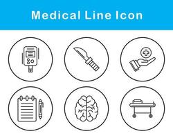 médical vecteur icône ensemble