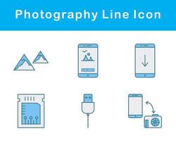 la photographie vecteur icône ensemble
