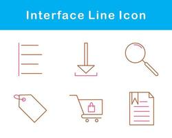 interface vecteur icône ensemble