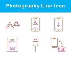 la photographie vecteur icône ensemble