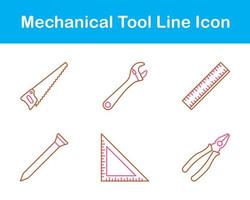 mécanique outil vecteur icône ensemble
