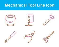 mécanique outil vecteur icône ensemble