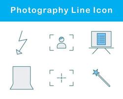 la photographie vecteur icône ensemble