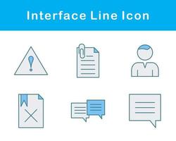 interface vecteur icône ensemble