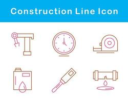 jeu d'icônes vectorielles de construction vecteur