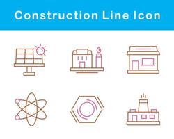 jeu d'icônes vectorielles de construction vecteur