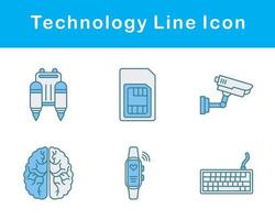 La technologie vecteur icône ensemble