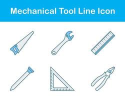 mécanique outil vecteur icône ensemble