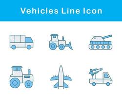 Véhicules vecteur icône ensemble