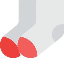 illustration vectorielle de chaussettes sur fond.symboles de qualité premium.icônes vectorielles pour le concept et la conception graphique. vecteur