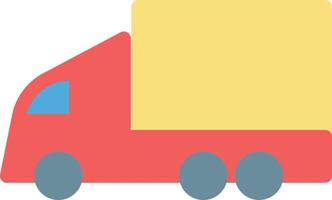 illustration vectorielle de camion de livraison sur un fond. symboles de qualité premium. icônes vectorielles pour le concept et la conception graphique. vecteur