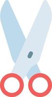 illustration vectorielle de ciseaux sur un fond. symboles de qualité premium. icônes vectorielles pour le concept et la conception graphique. vecteur