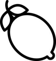 illustration vectorielle de citron sur fond. symboles de qualité premium. icônes vectorielles pour le concept et la conception graphique. vecteur