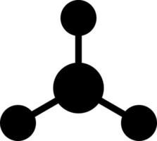 illustration vectorielle d'atome sur un fond. symboles de qualité premium. icônes vectorielles pour le concept et la conception graphique. vecteur