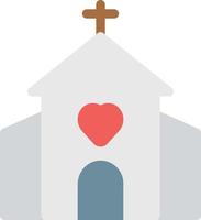 illustration vectorielle de l'église sur un fond. symboles de qualité premium. icônes vectorielles pour le concept et la conception graphique. vecteur