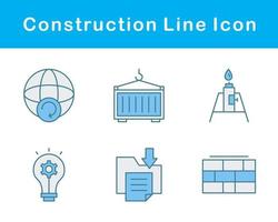 jeu d'icônes vectorielles de construction vecteur