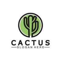cactus logo modèle conception vecteur, conception concept, Créatif symbole, icône vecteur