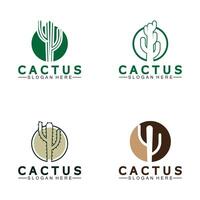 cactus logo modèle conception vecteur, conception concept, Créatif symbole, icône vecteur