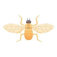 Afrique tsé-tsé mouche icône dessin animé vecteur. tik insecte vecteur
