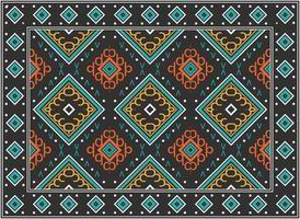 moderne persan tapis texture, boho persan couverture vivant pièce africain ethnique aztèque style conception pour impression en tissu les tapis, les serviettes, mouchoirs, écharpes tapis, vecteur