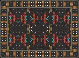 persan couverture motifs, africain motif moderne persan tapis, africain ethnique aztèque style conception pour impression en tissu les tapis, les serviettes, mouchoirs, écharpes tapis, vecteur