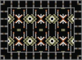 antique persan tapis, africain ethnique sans couture modèle scandinave persan couverture moderne africain ethnique aztèque style conception pour impression en tissu les tapis, les serviettes, mouchoirs, écharpes tapis, vecteur