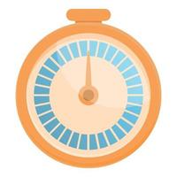 chronomètre minuteur icône dessin animé vecteur. l'horloge Arrêtez temps vecteur
