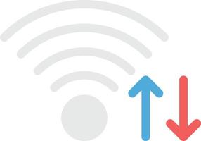 illustration vectorielle wifi sur fond.symboles de qualité premium.icônes vectorielles pour le concept et la conception graphique. vecteur
