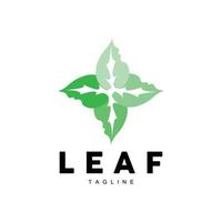 vert feuille logo, écologie Naturel plante vecteur, la nature conception, illustration modèle icône vecteur