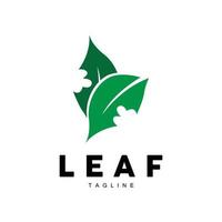 vert feuille logo, écologie Naturel plante vecteur, la nature conception, illustration modèle icône vecteur