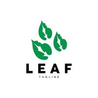 vert feuille logo, écologie Naturel plante vecteur, la nature conception, illustration modèle icône vecteur