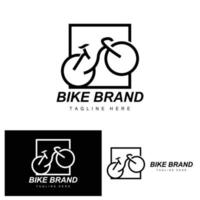 vélo logo, véhicule vecteur, vélo silhouette icône, Facile conception inspiration vecteur