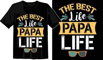 meilleur papa déjà T-shirt conception. papa blague passionné T-shirt conception. père de le année T-shirt conception. fier papa de une enfant T-shirt conception. du monde le plus grand papa T-shirt conception vecteur