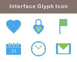 interface vecteur icône ensemble
