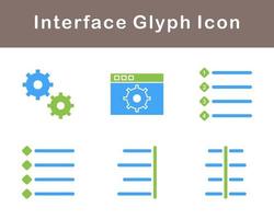interface vecteur icône ensemble