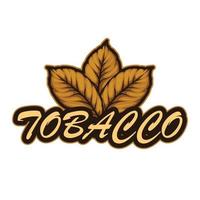 le tabac logo isolé sur blanc Contexte vecteur