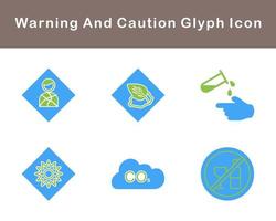 avertissement et mise en garde vecteur icône ensemble