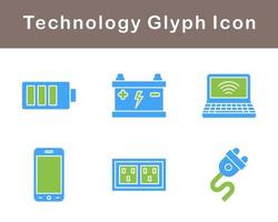 La technologie vecteur icône ensemble