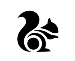 uc navigateur logo marque symbole noir conception alibaba Logiciel vecteur illustration