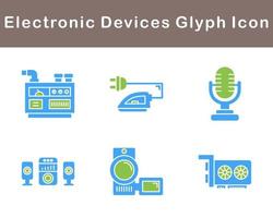 électronique dispositifs vecteur icône ensemble