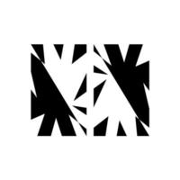 abstrait lettre k logo. icône conception. modèle éléments - vecteur signe