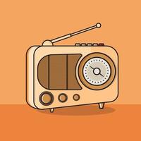 vecteur radio illustration ancien art