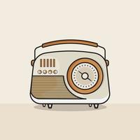 vecteur radio illustration avec Contexte